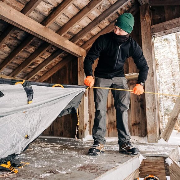 Merino Wool Fingerless Gloves Womens Medium Black Warm Knitted Accessory - Picture 8 of 9